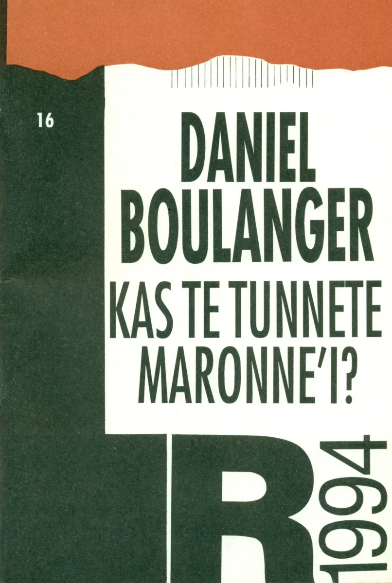 Kas te tunnete Maronne’i?