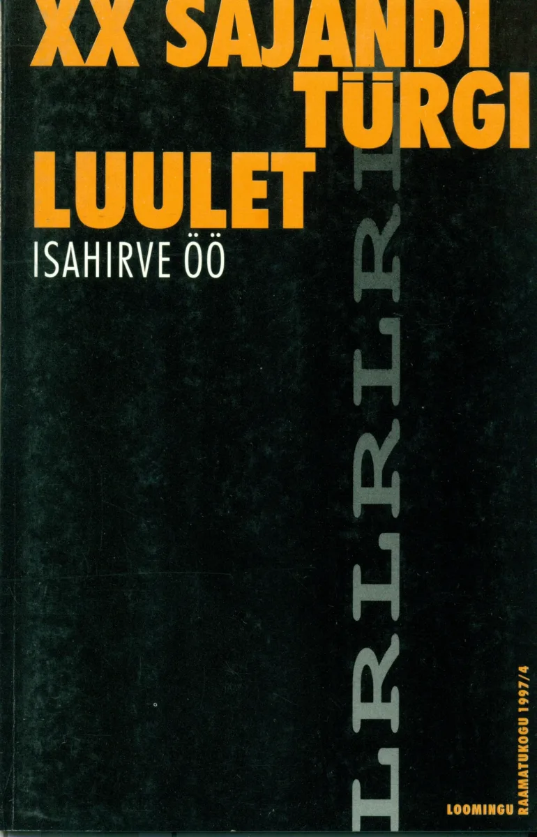 XX sajandi türgi luulet. Isahirve öö